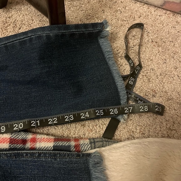 Harper Heritage High RiseDistressed Straight Frayed Hem Jeans size 27 - Picture 5 of 11